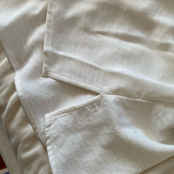 A New Day NWT Ivory Camisole Adjustable Spaghetti Strap V-neck Split Hem 10 - Picture 7 of 8